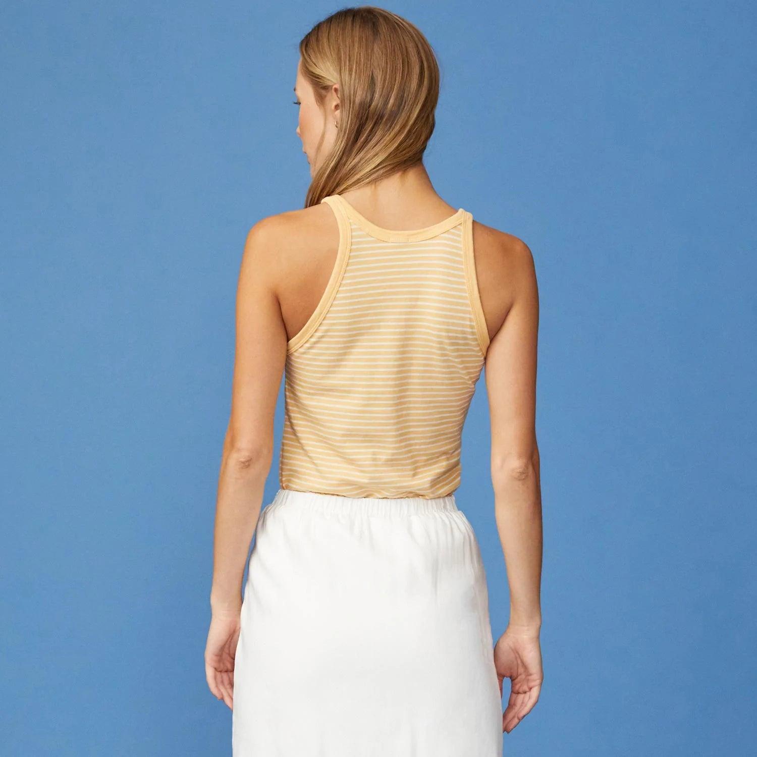 Stripe Narrow Tank by Monrow (Various Colors) - Haven