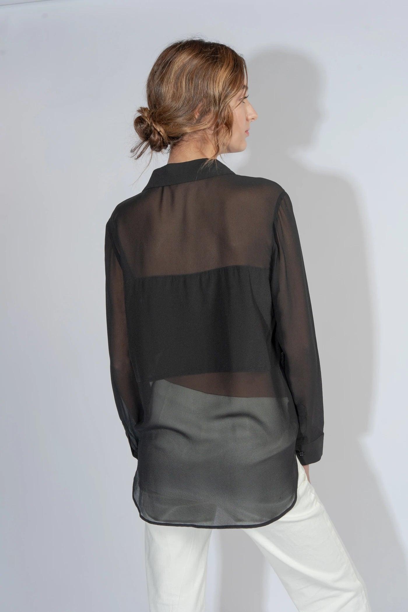 Suki Blouse in Black by Catherine Gee - Haven