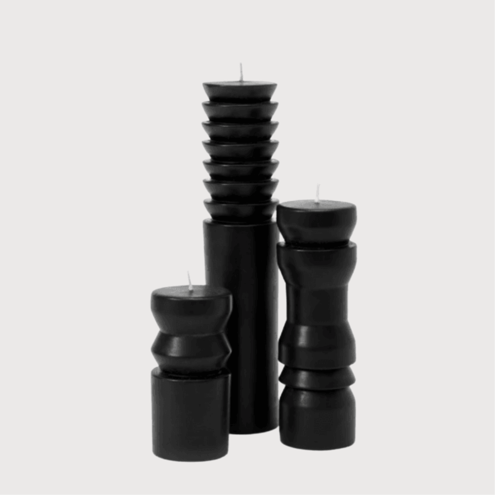 Totem Candles in Black - Haven