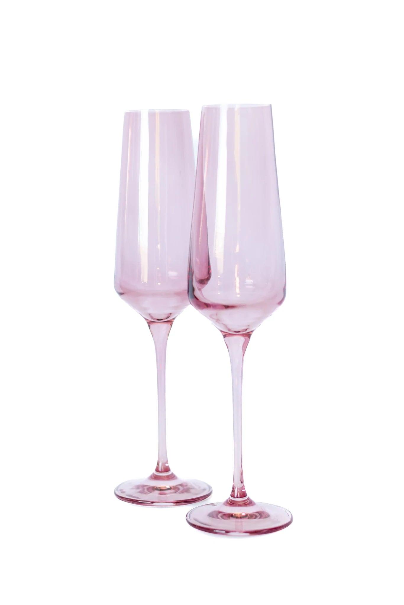 Champagne Flute by Estelle Colored Glass (Various Colors) - Haven