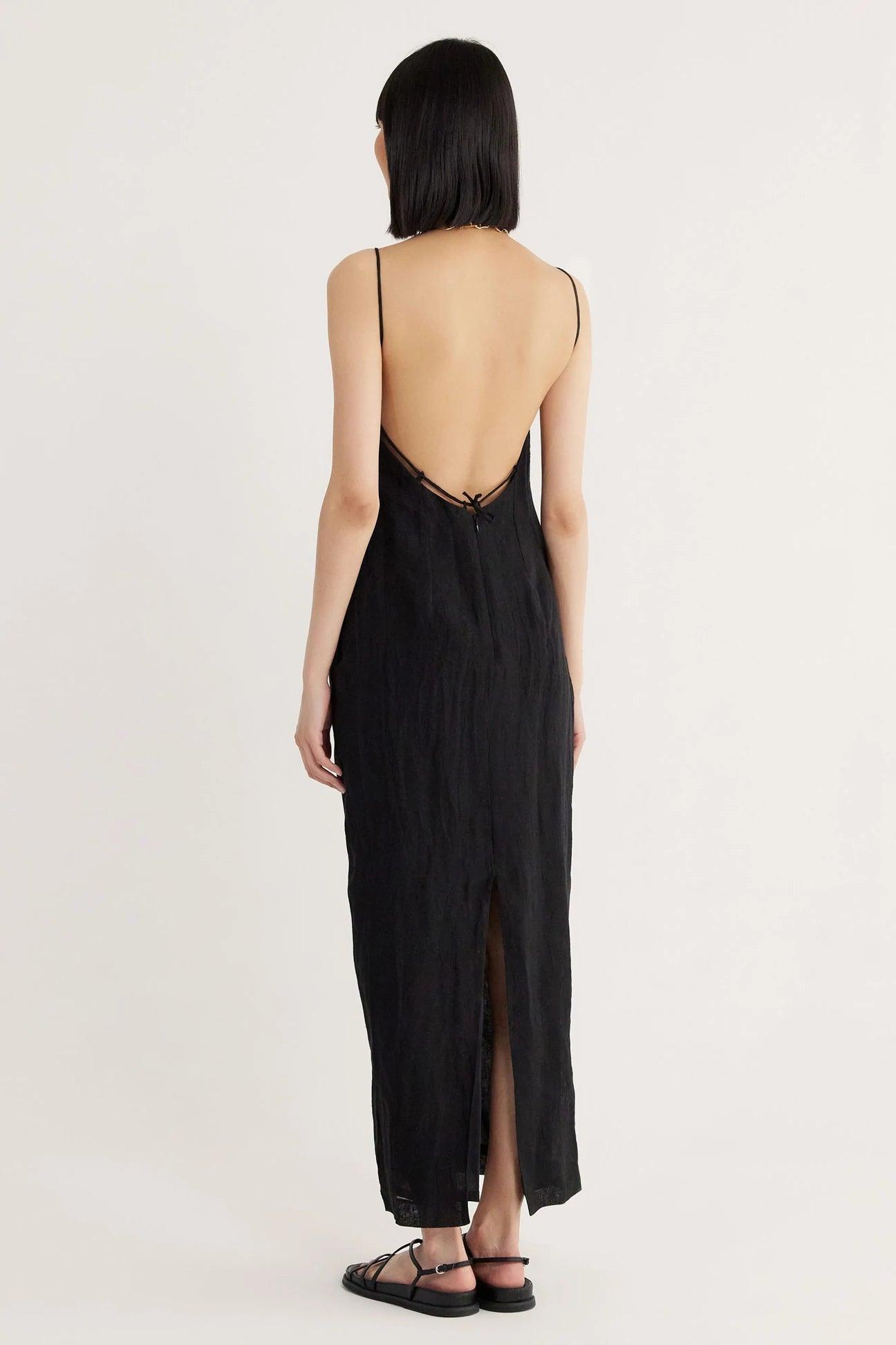 Mia Lace Back Maxi Dress by Rumer - Haven