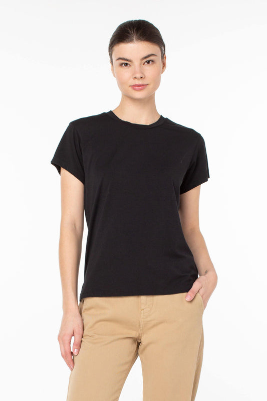 The Relax Top Tee in Black by Serra - Haven