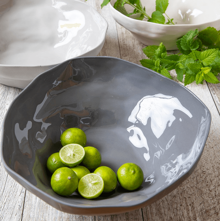 Stoneware Serving Bowl in Slate - Haven