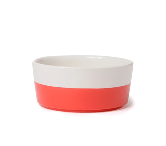 Ceramic Dog Bowl in Cherry by Waggo - Haven