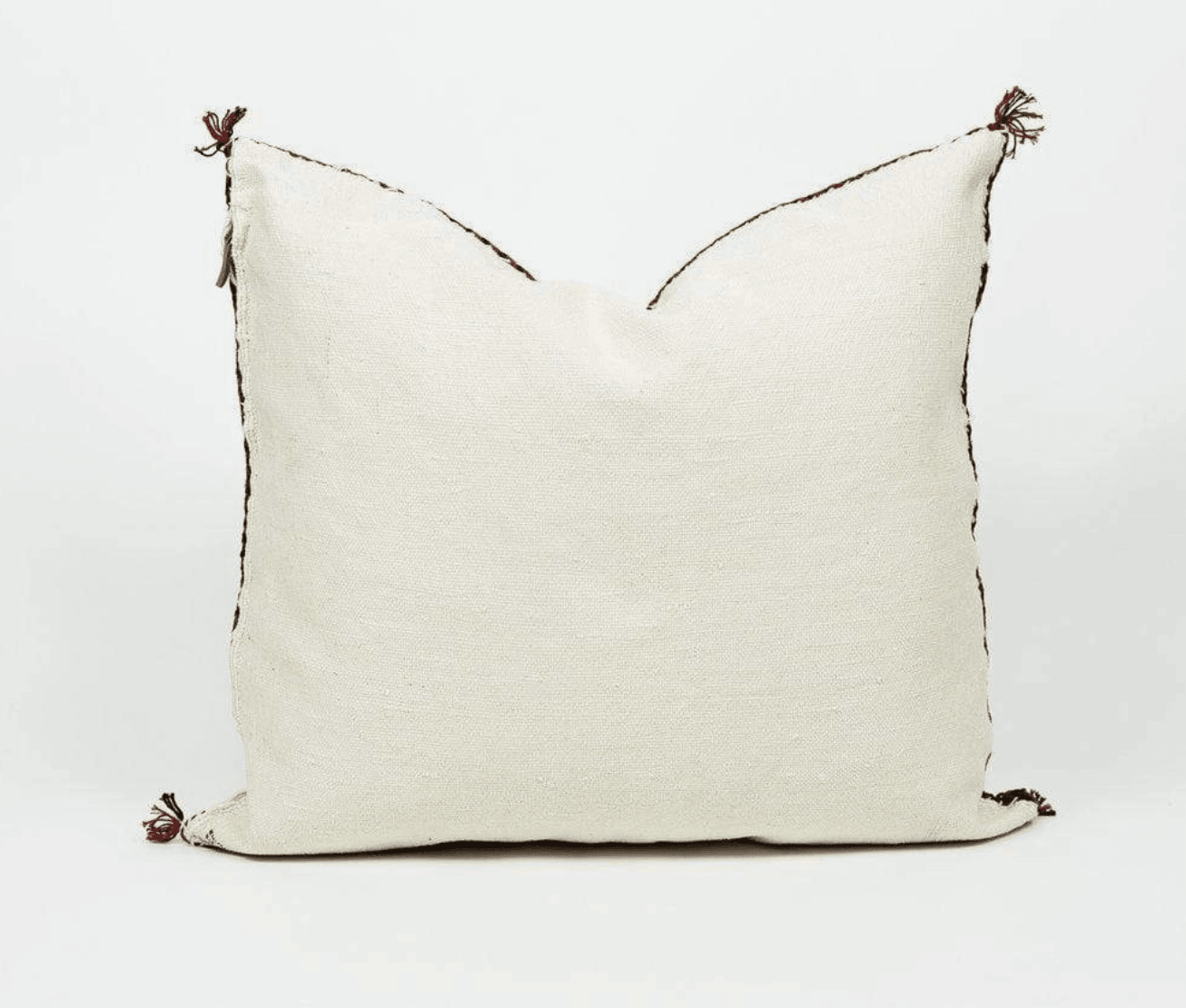 Massa Cactus Silk Pillow in Ivory by Bryar Wolf - Haven