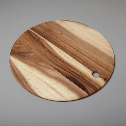 Acacia Round Board with Tapered Edge, Extra Large - Haven