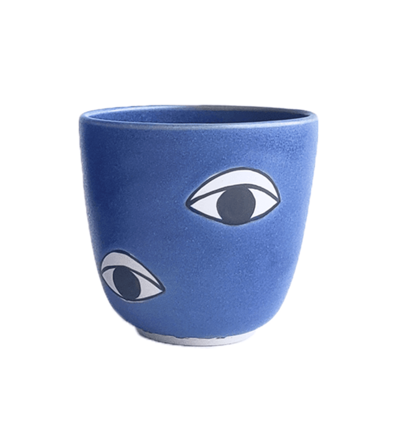 Many Eyes Cup by Demetria Chappo Ceramics - Haven