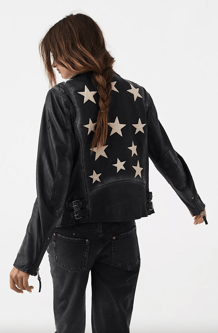 Christy Leather Star Jacket by Mauritius (Various Colors) - Haven