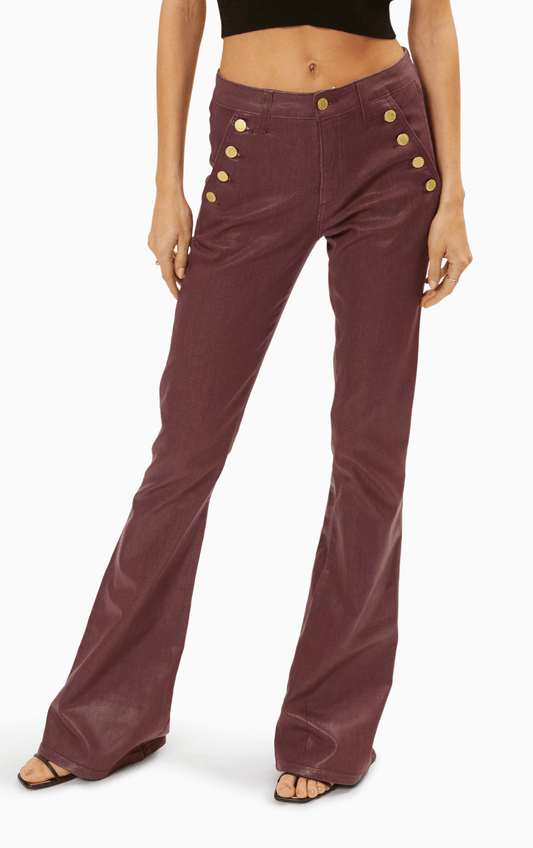 Helena High Rise Coated Flare Jean by Ramy Brook (Various Colors) - Haven