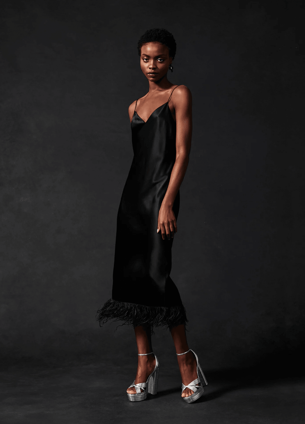 Raven Feather Dress by Cami NYC - Haven