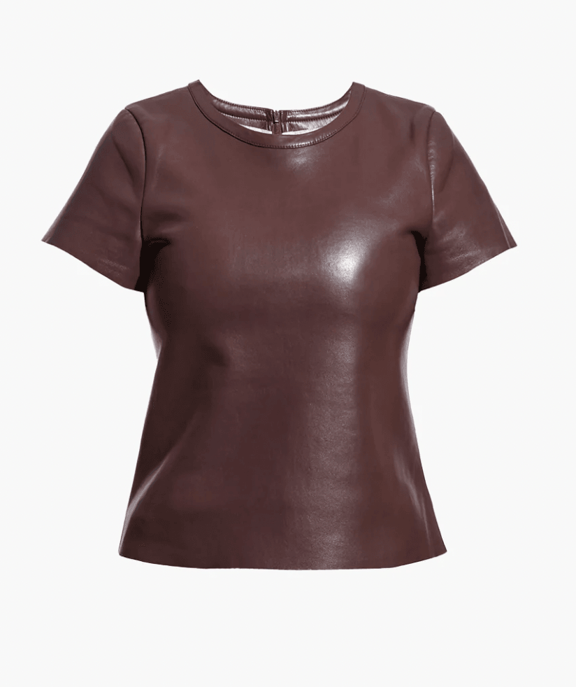 New Guard Recycled Leather Tee by AS by DF (Various Colors) - Haven