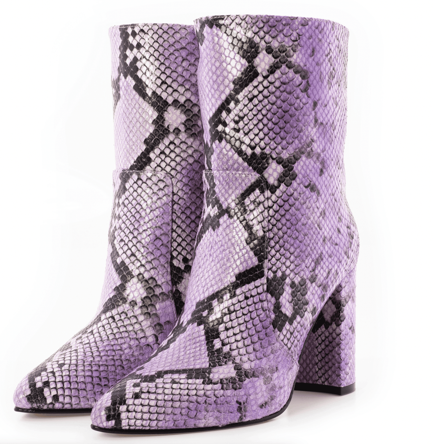 Snake Print Ankle Boots by Toral - Haven