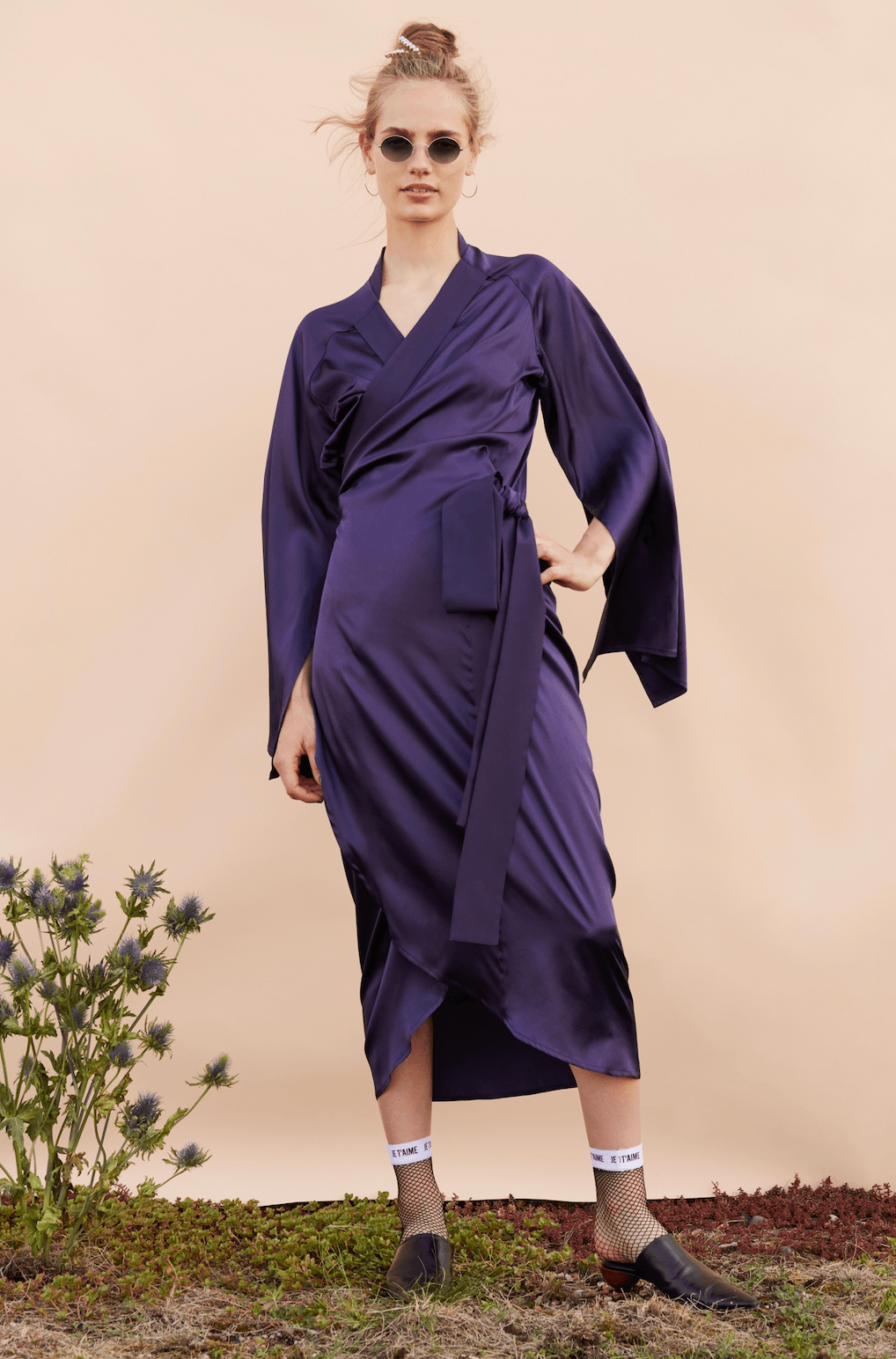 Silk Eclipse Kimono - Haven