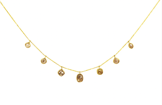 Chocolate Diamond Necklace by Leela Grace Jewelry - Haven