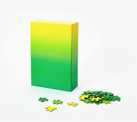 Gradient Puzzle Green/Yellow by Areaware - Haven