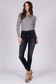 Carmen High Rise Ankle Fray Jeans by Black Orchid - Haven