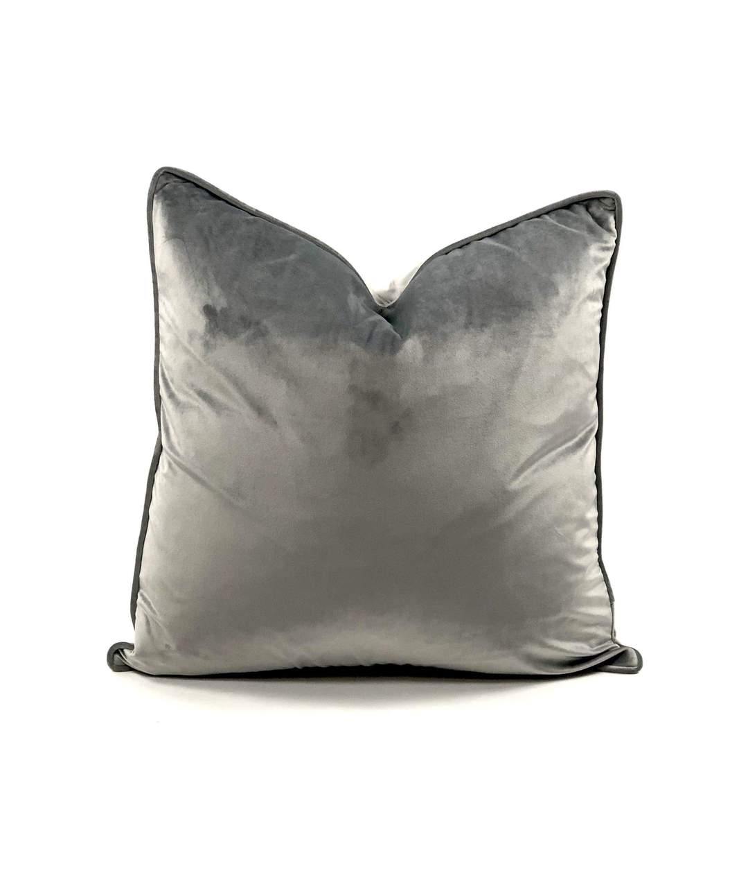 Velvet Pillow in Slate - Haven