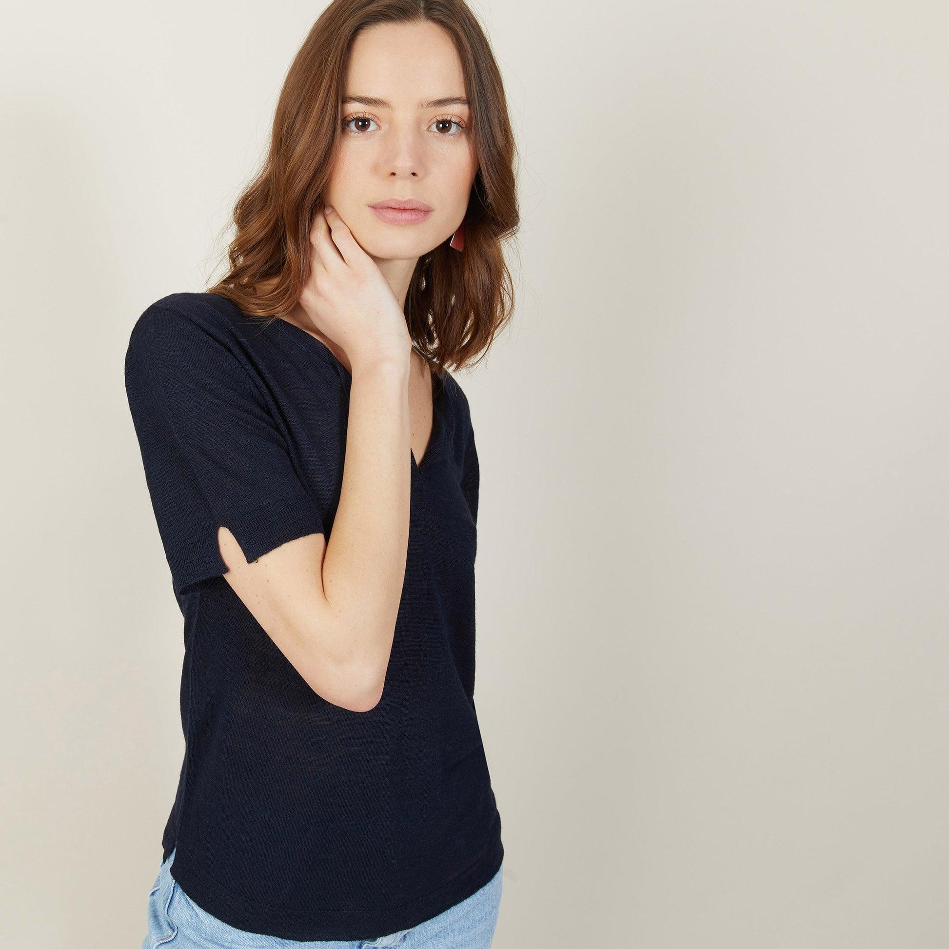 Boheme Top in Black by Maison Montagut - Haven