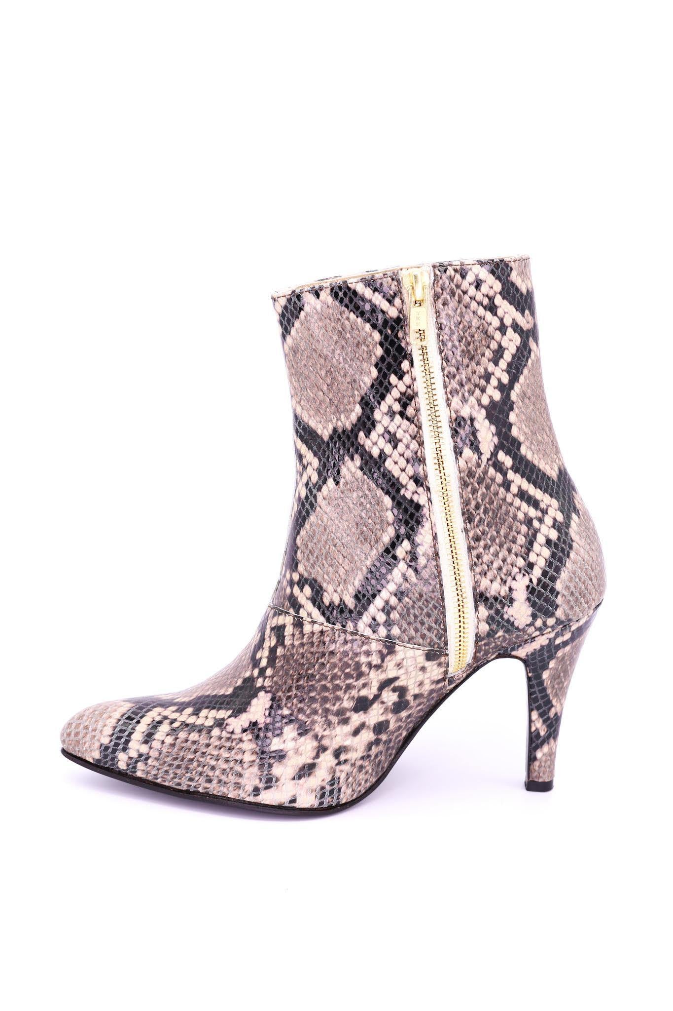 Snake Heel Tiby Boots by MOMO - Haven