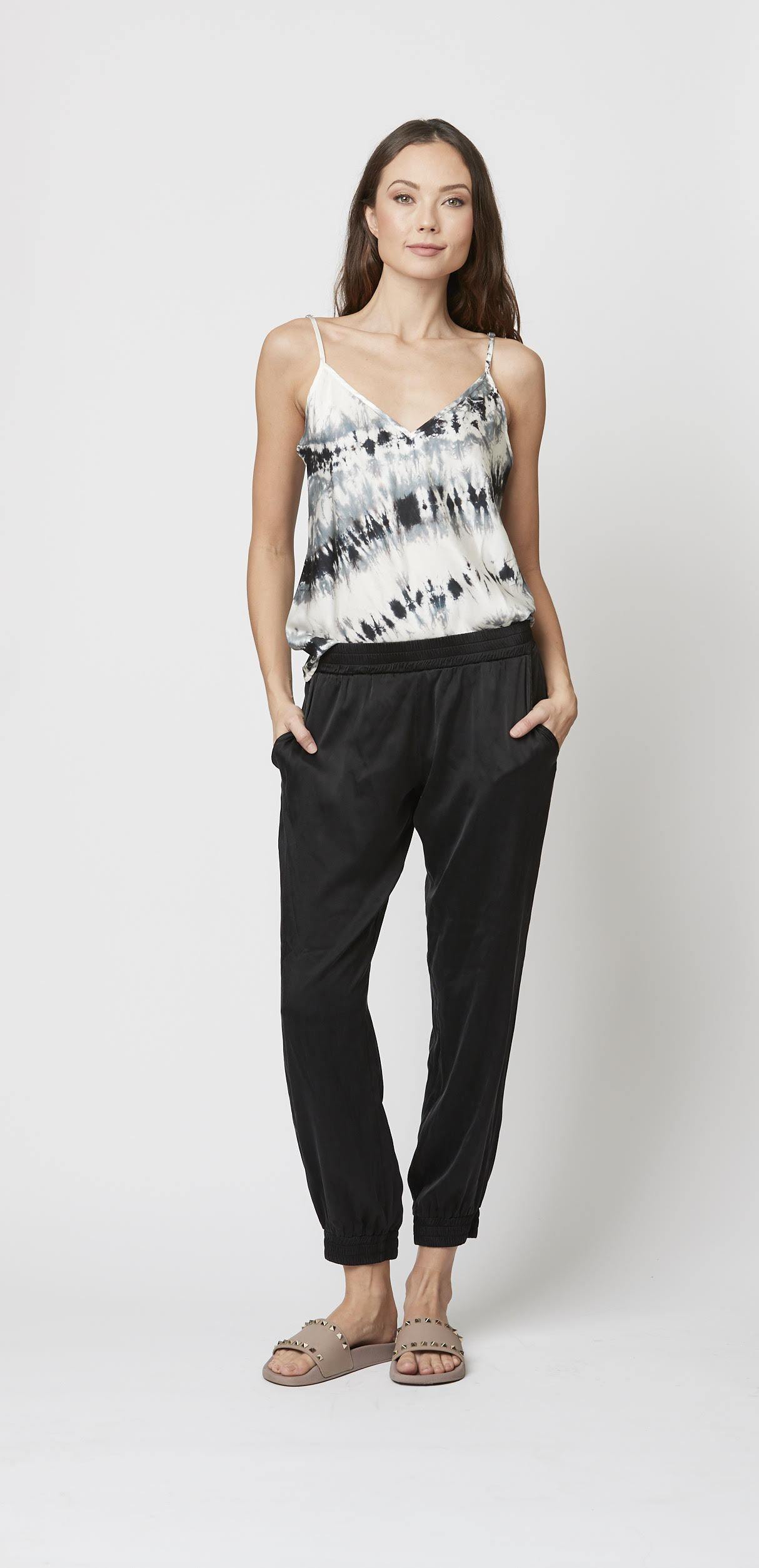 Silk Beach Pant in Black by Michelle Jonas - Haven